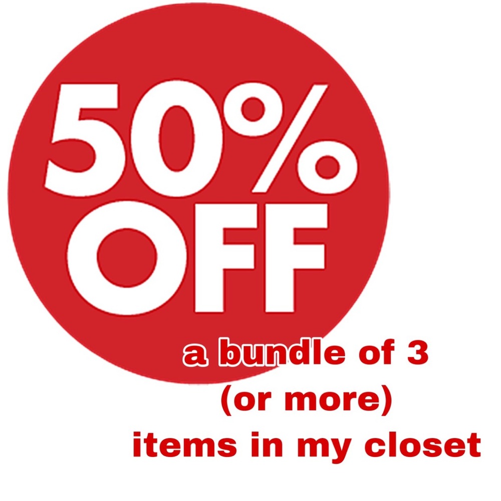 50% off S A L E !!! Bundle 3 or more and S A V E!